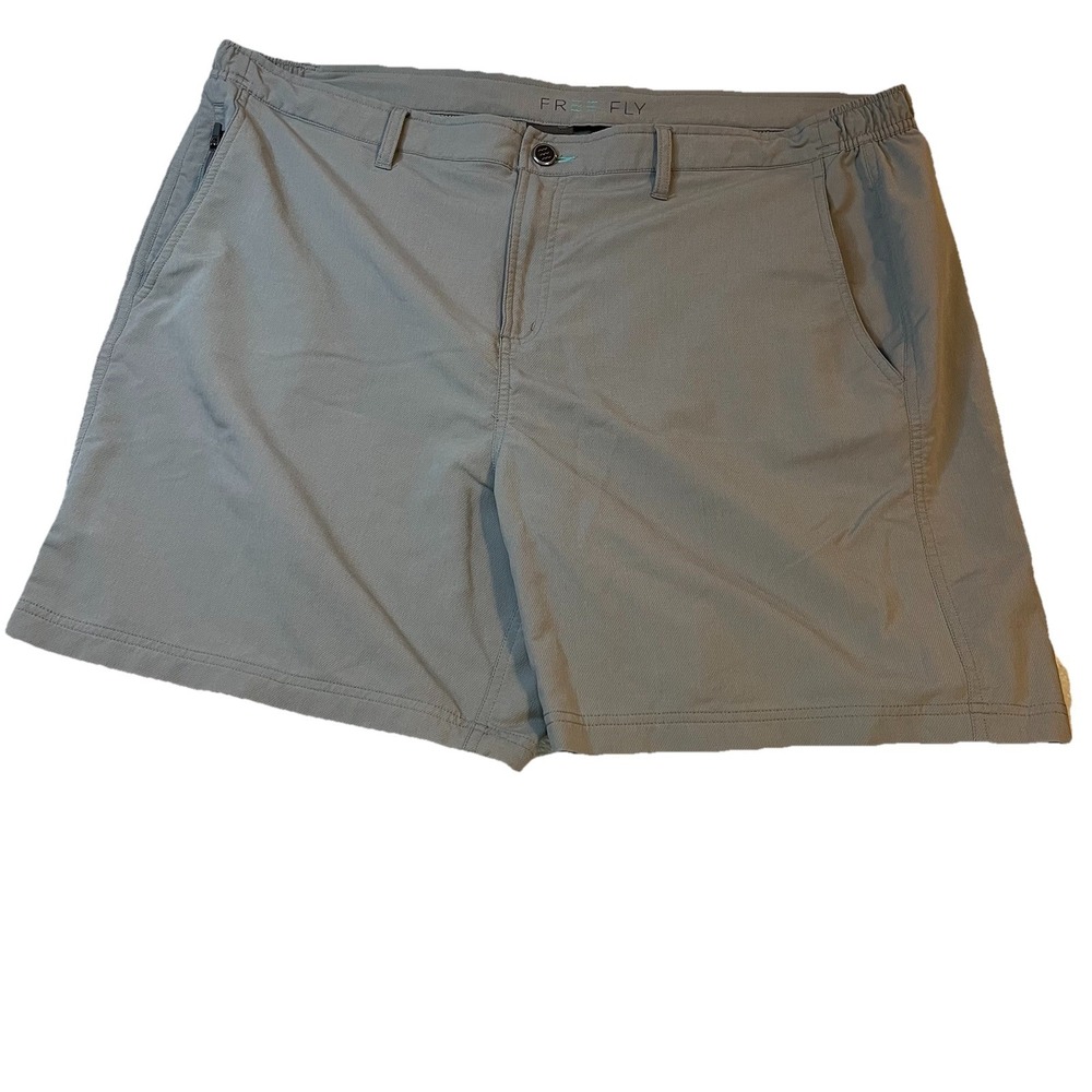 Free Fly Men Utility Short 3XL Gray Bamboo Charcoal Performance Fishing Hiking
